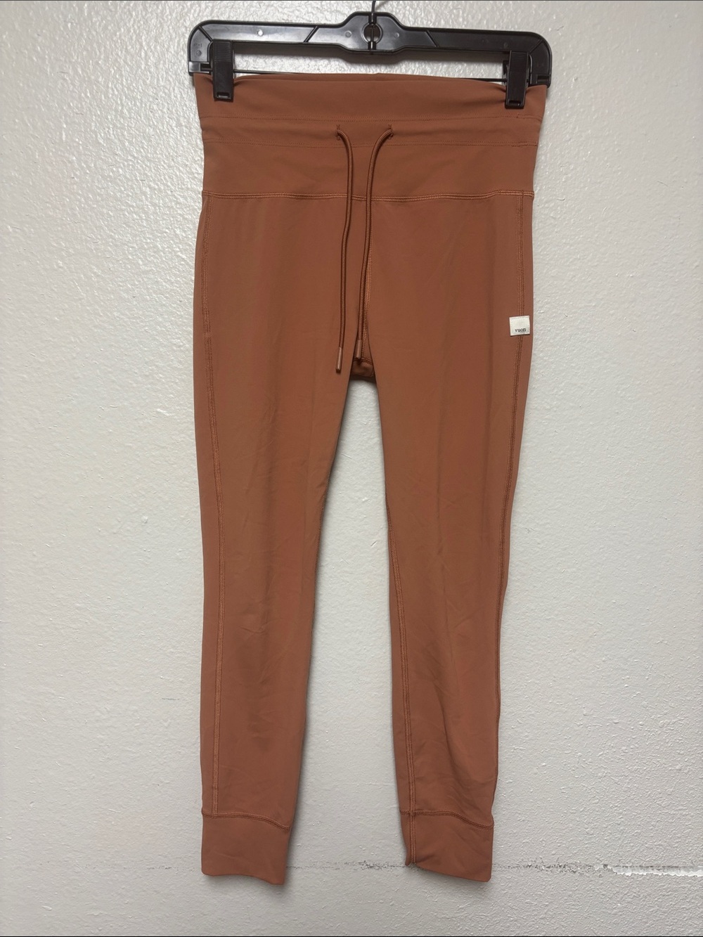 Vuori Rust Brown High-Waist Jogger Leggings
